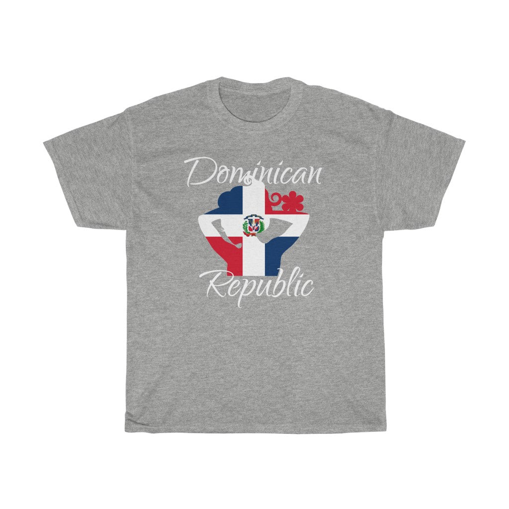Dominican Republic Lady Flag Standard Tee 2 - Unisex
