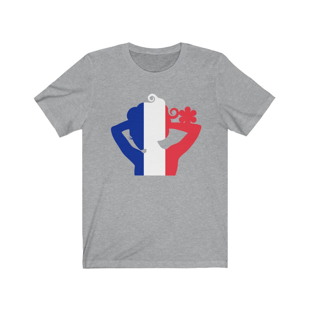 France Lady Flag Premium Tee - Unisex