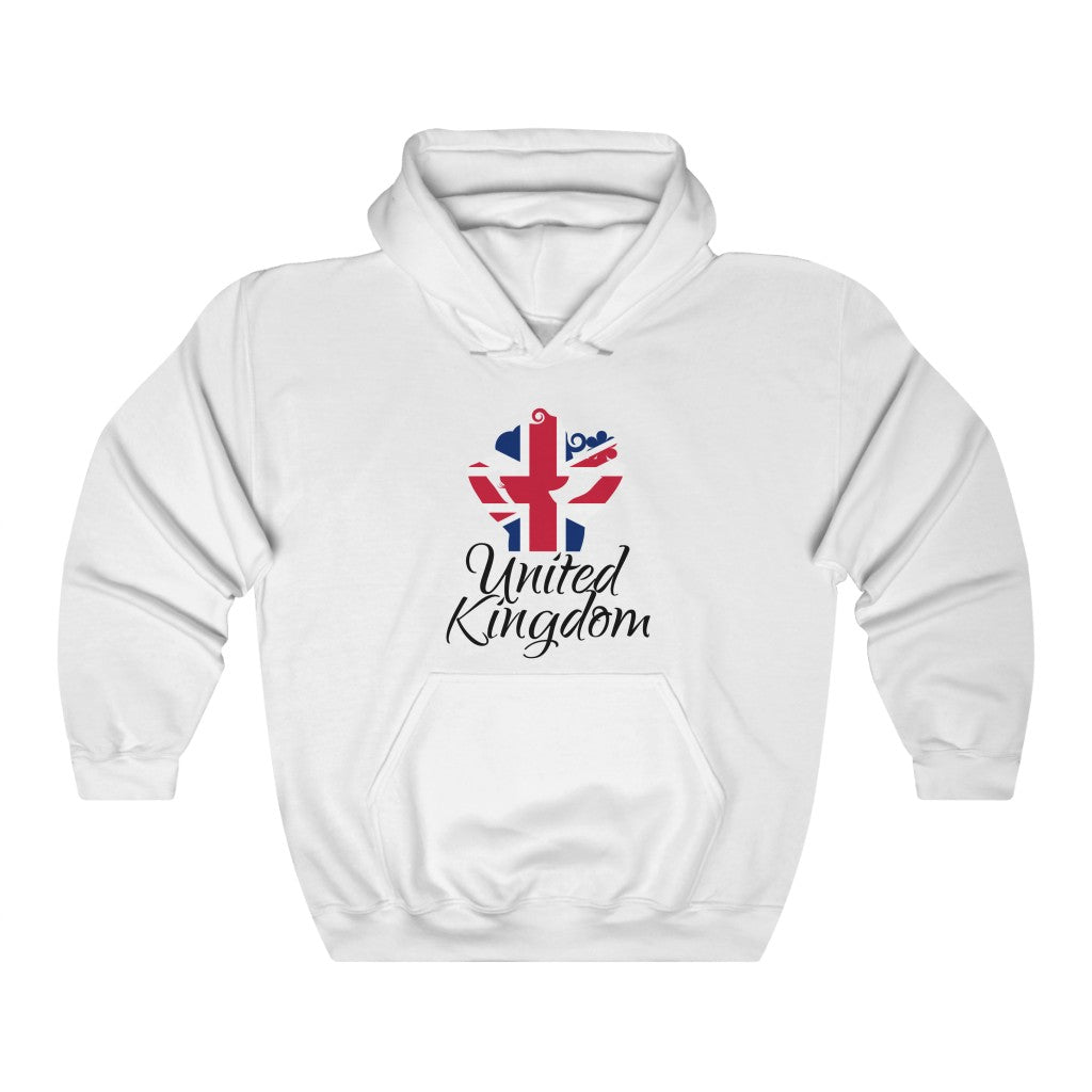 United Kingdom Lady Flag Hoodie Sweatshirt 1 - Unisex