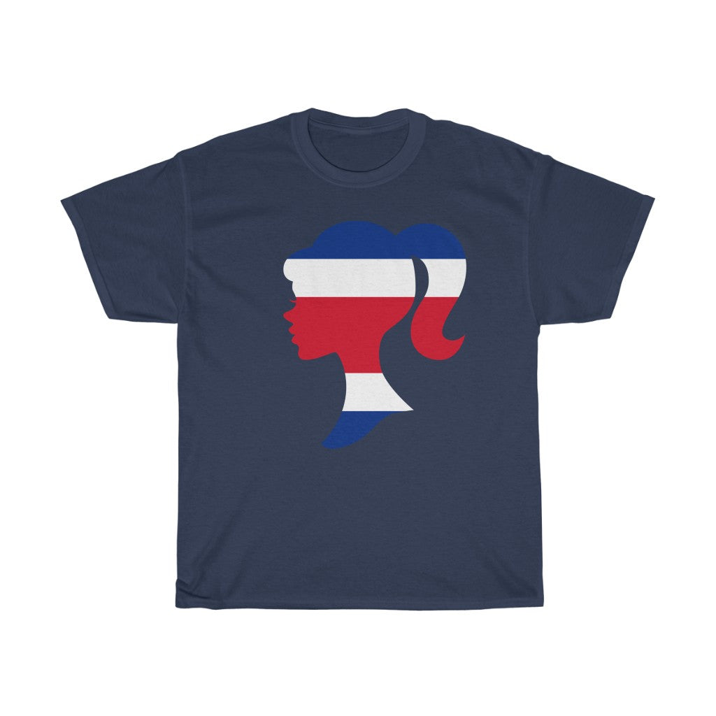 Costa Rica Girl Flag Standard Tee - Unisex