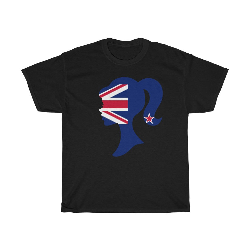 New Zealand Girl Flag Standard Tee - Unisex