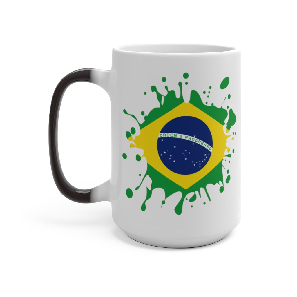 Brazil Splat Color Changing Mug