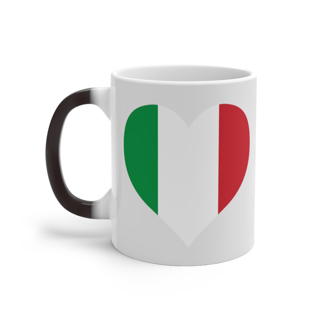 Italy Heart Color Changing Mug