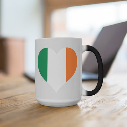 Ireland Heart Color Changing Mug