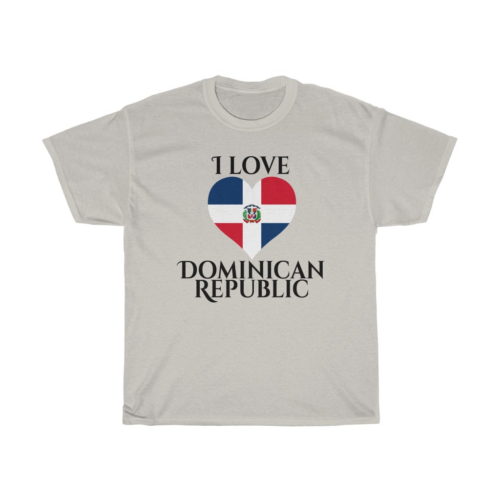 Dominican Republic Heart Flag Standard Tee 1 - Unisex