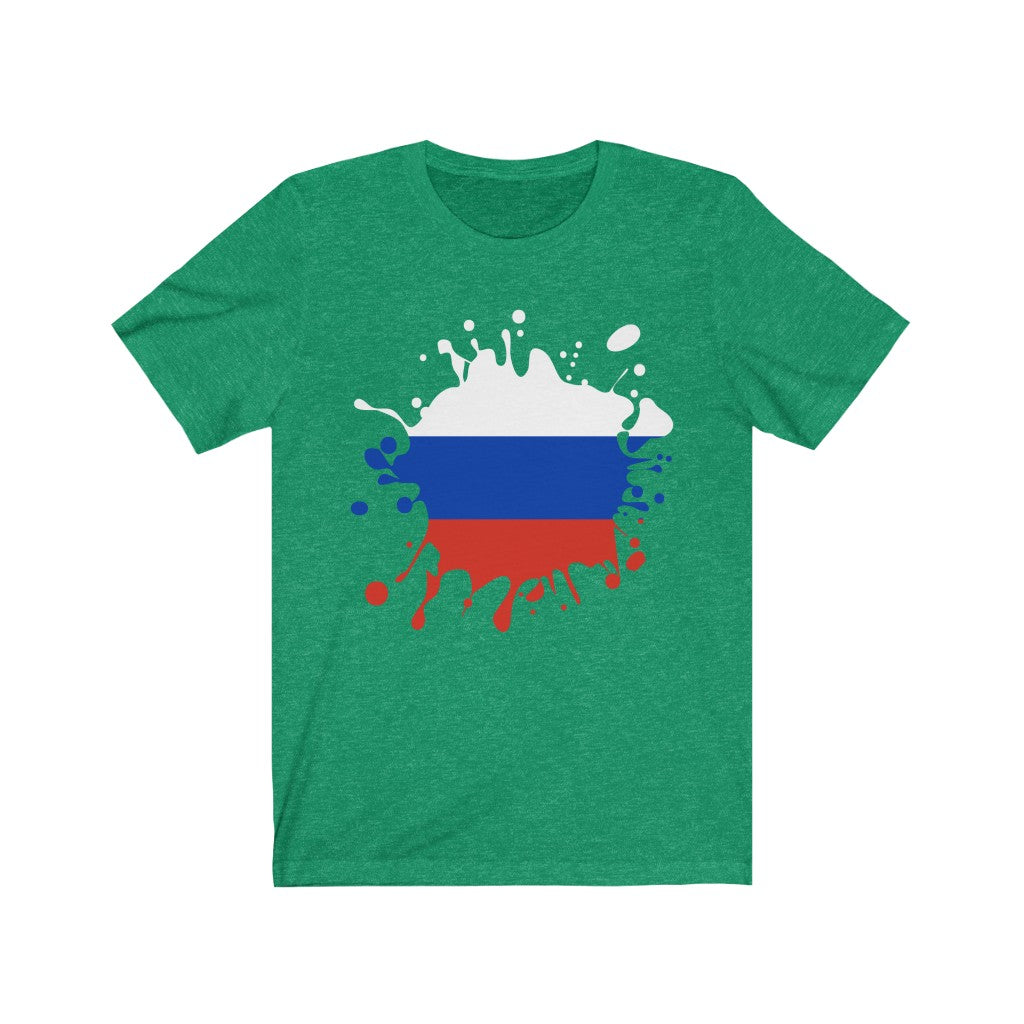 Russia Splat Flag Premium Tee - Unisex