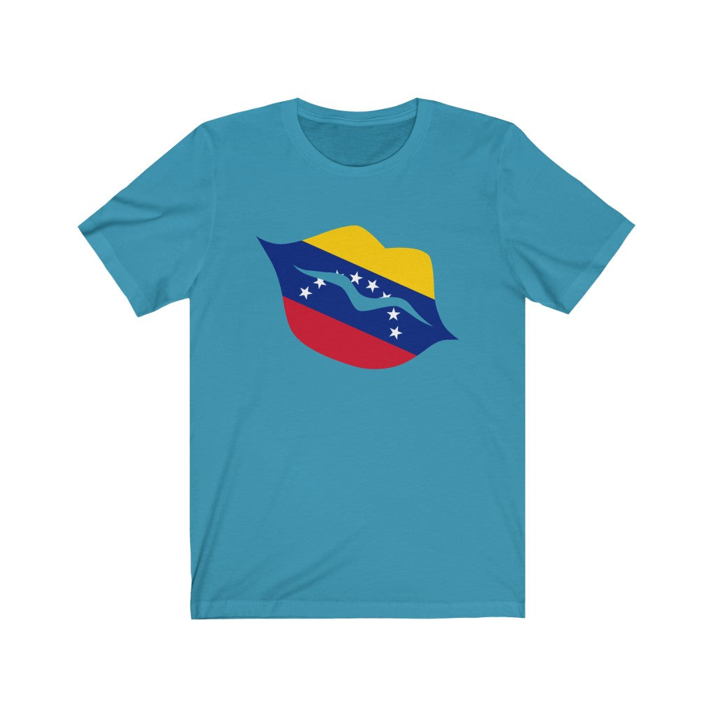 Venezuela Lips Flag Premium Tee - Unisex