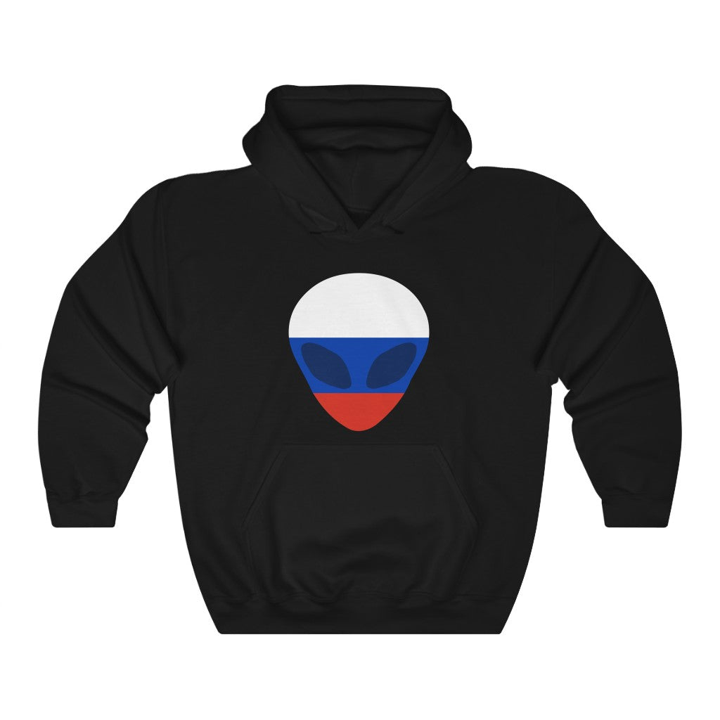 Russia Alien Flag Hoodie Sweatshirt - Unisex