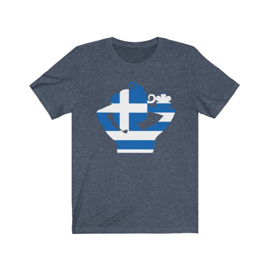 Greece Lady Flag Premium Tee - Unisex