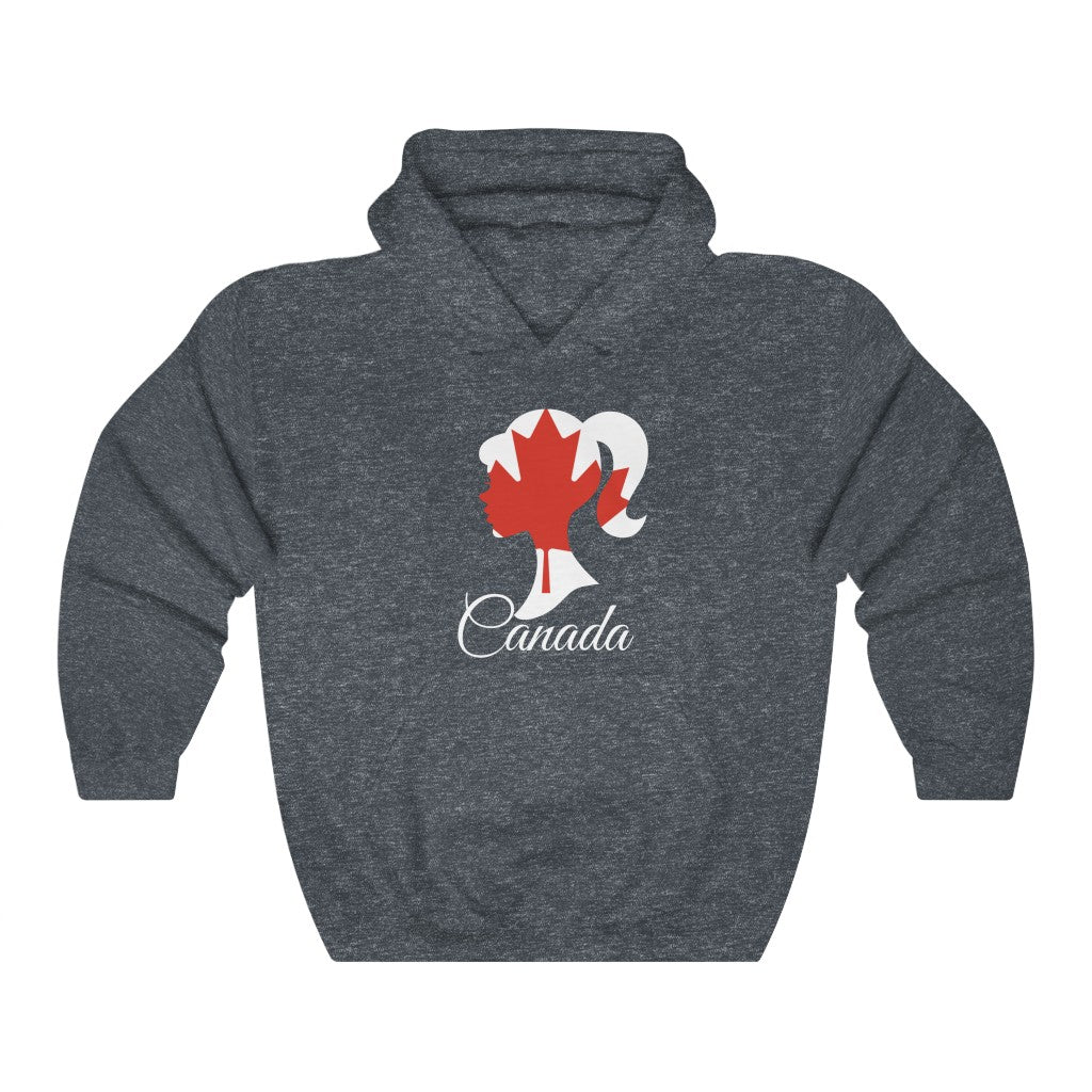 Canada Girl Flag Hoodie Sweatshirt 2 - Unisex
