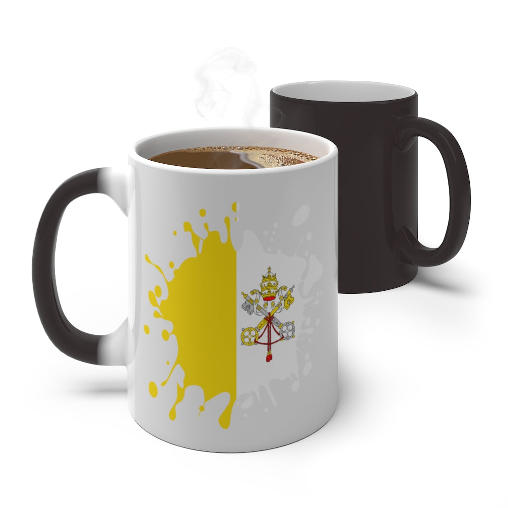 Holy See Splat Color Changing Mug