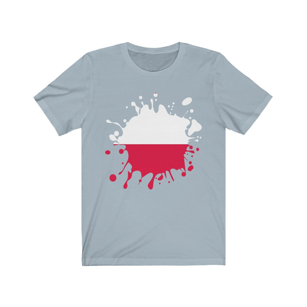 Poland Splat Flag Premium Tee - Unisex