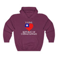 Republic of China - Taiwan Heart Flag Hoodie Sweatshirt 2 - Unisex