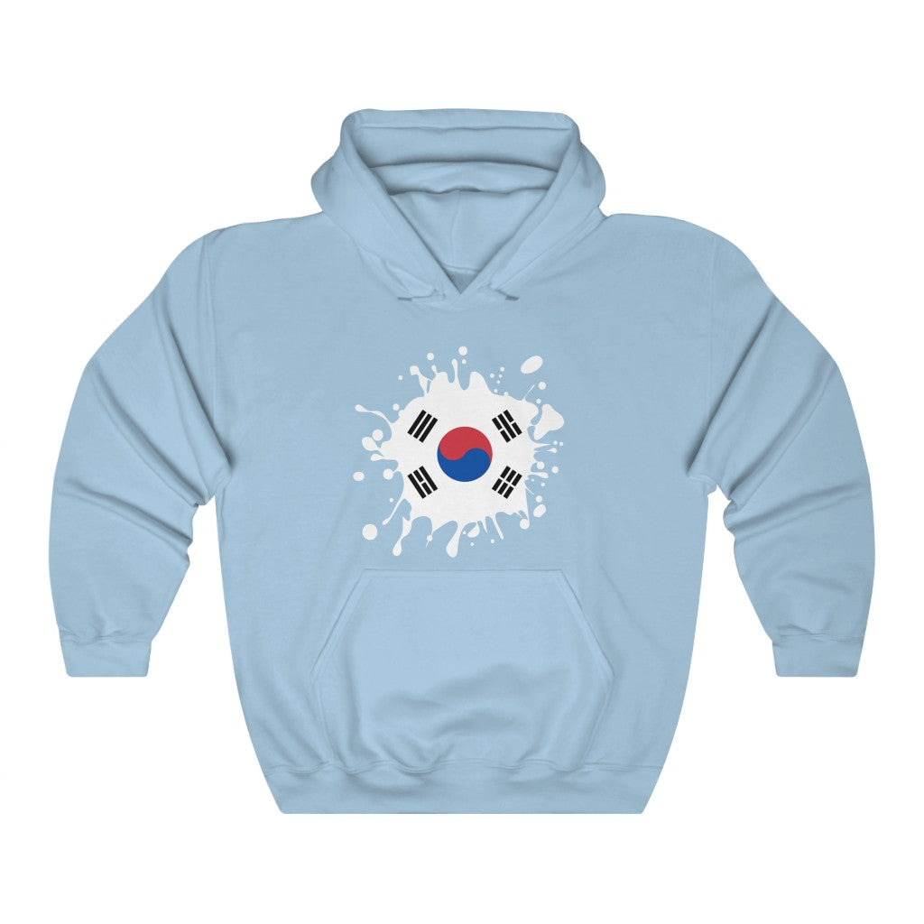 South Korea Splat Flag Hoodie Sweatshirt - Unisex