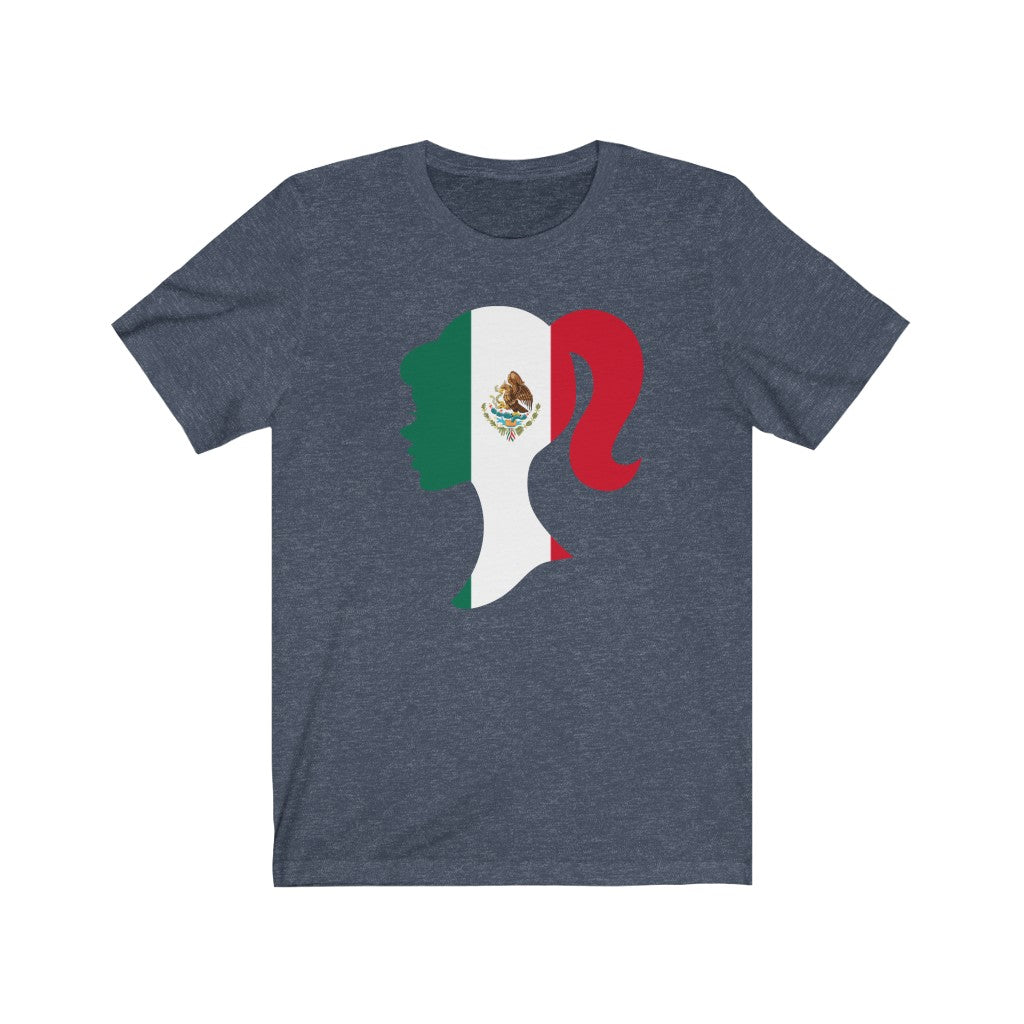 Mexico Girl Flag Premium Tee - Unisex