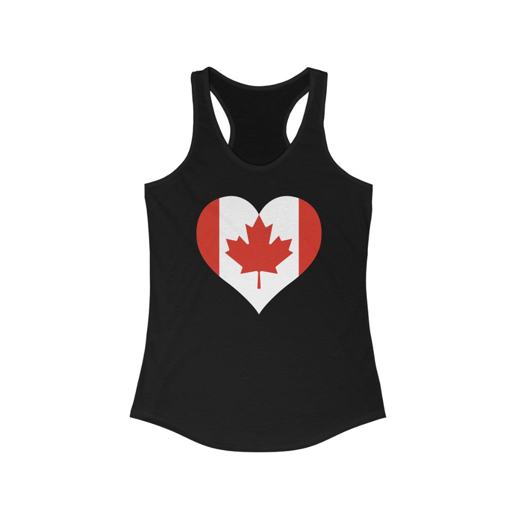 Canada Heart Flag Tank - Women