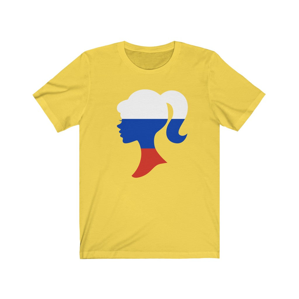 Russia Girl Flag Premium Tee - Unisex