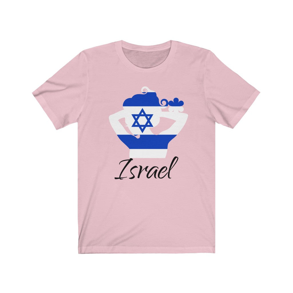 Israel Lady Flag Premium Tee 1 - Unisex
