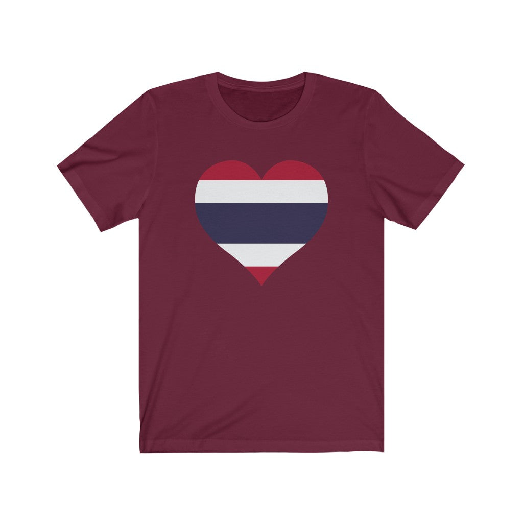 Thailand Heart Flag Premium Tee - Unisex