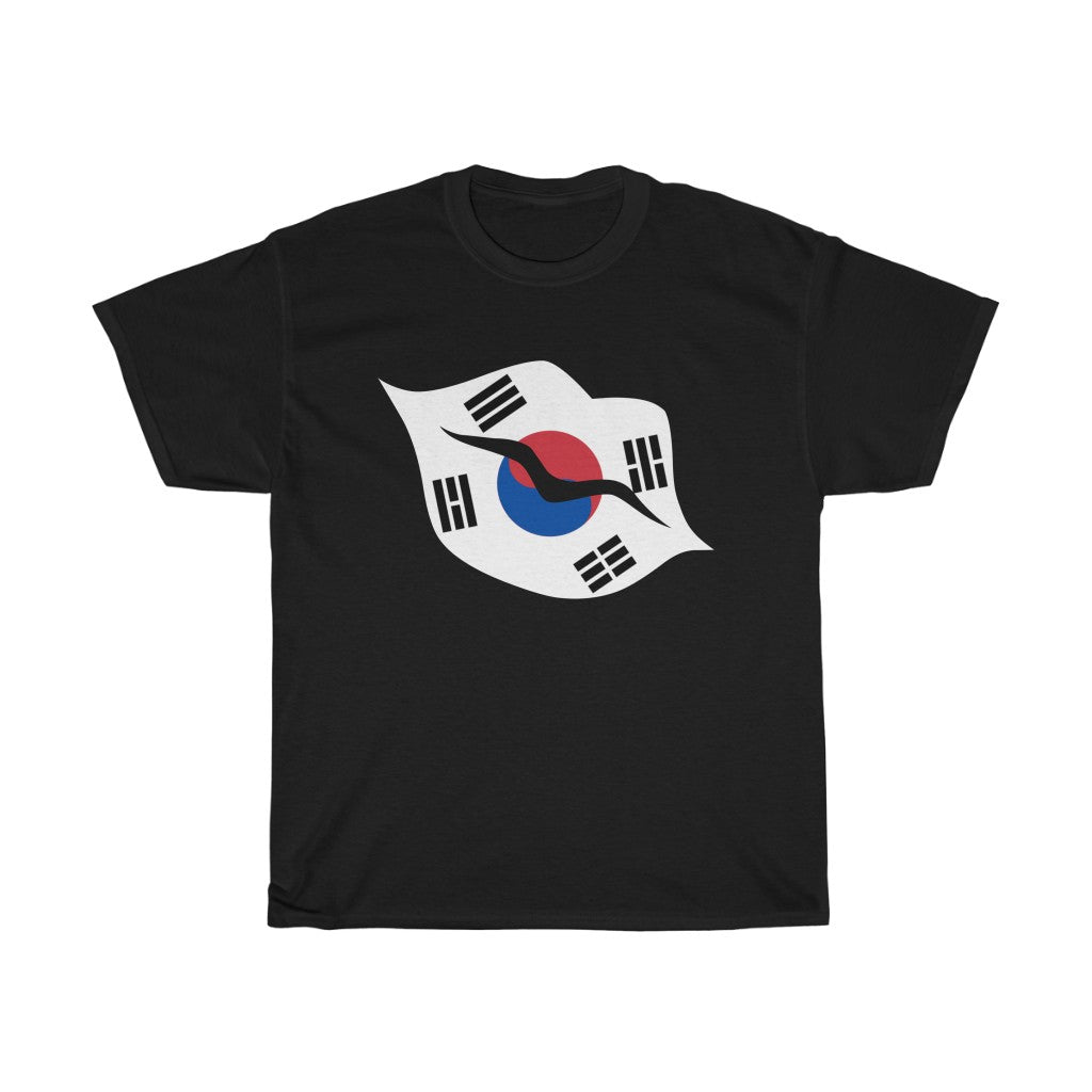South Korea Lips Flag Standard Tee - Unisex