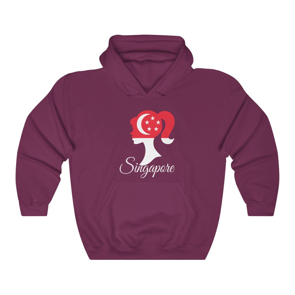 Singapore Girl Flag Hoodie Sweatshirt 2 - Unisex