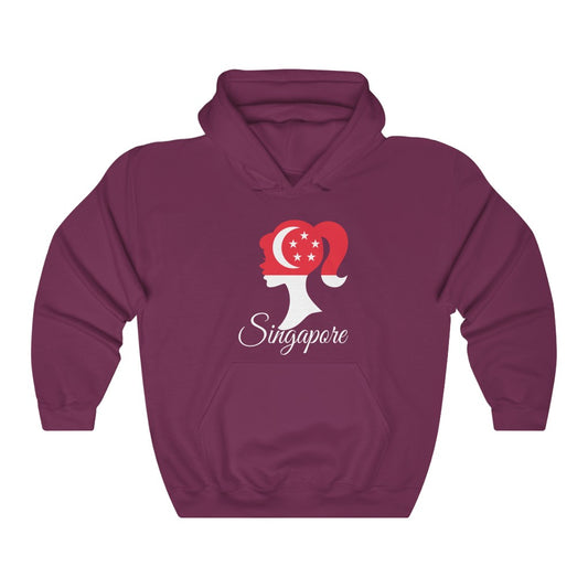 Singapore Girl Flag Hoodie Sweatshirt 2 - Unisex