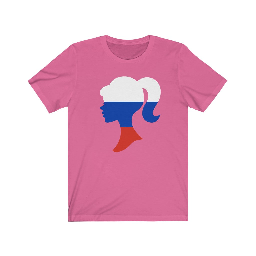 Russia Girl Flag Premium Tee - Unisex