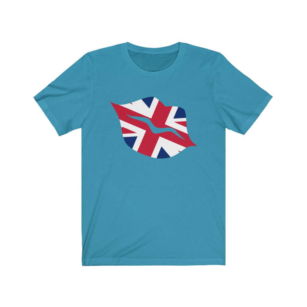United Kingdom Lips Flag Premium Tee - Unisex