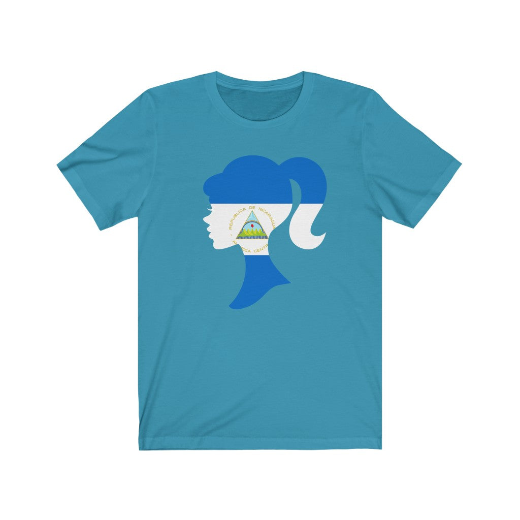 Nicaragua Girl Flag Premium Tee - Unisex