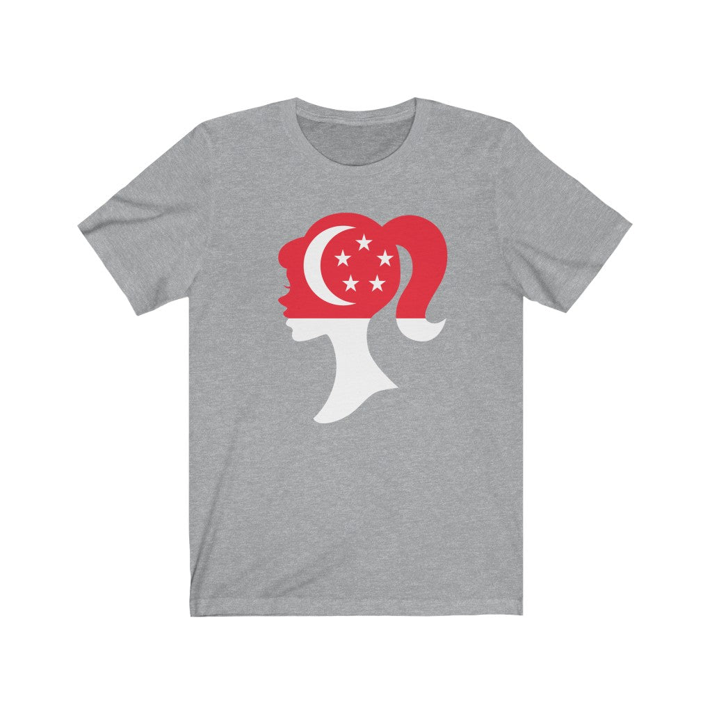 Singapore Girl Flag Premium Tee - Unisex