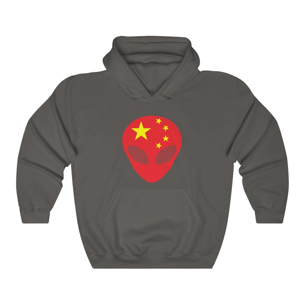 China Alien Flag Hoodie Sweatshirt - Unisex