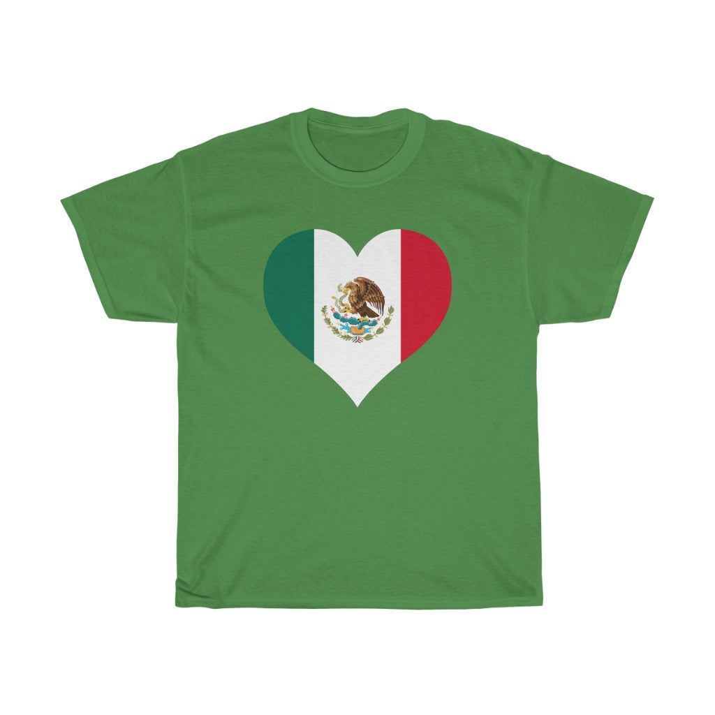 Mexico Heart Flag Standard Tee - Unisex