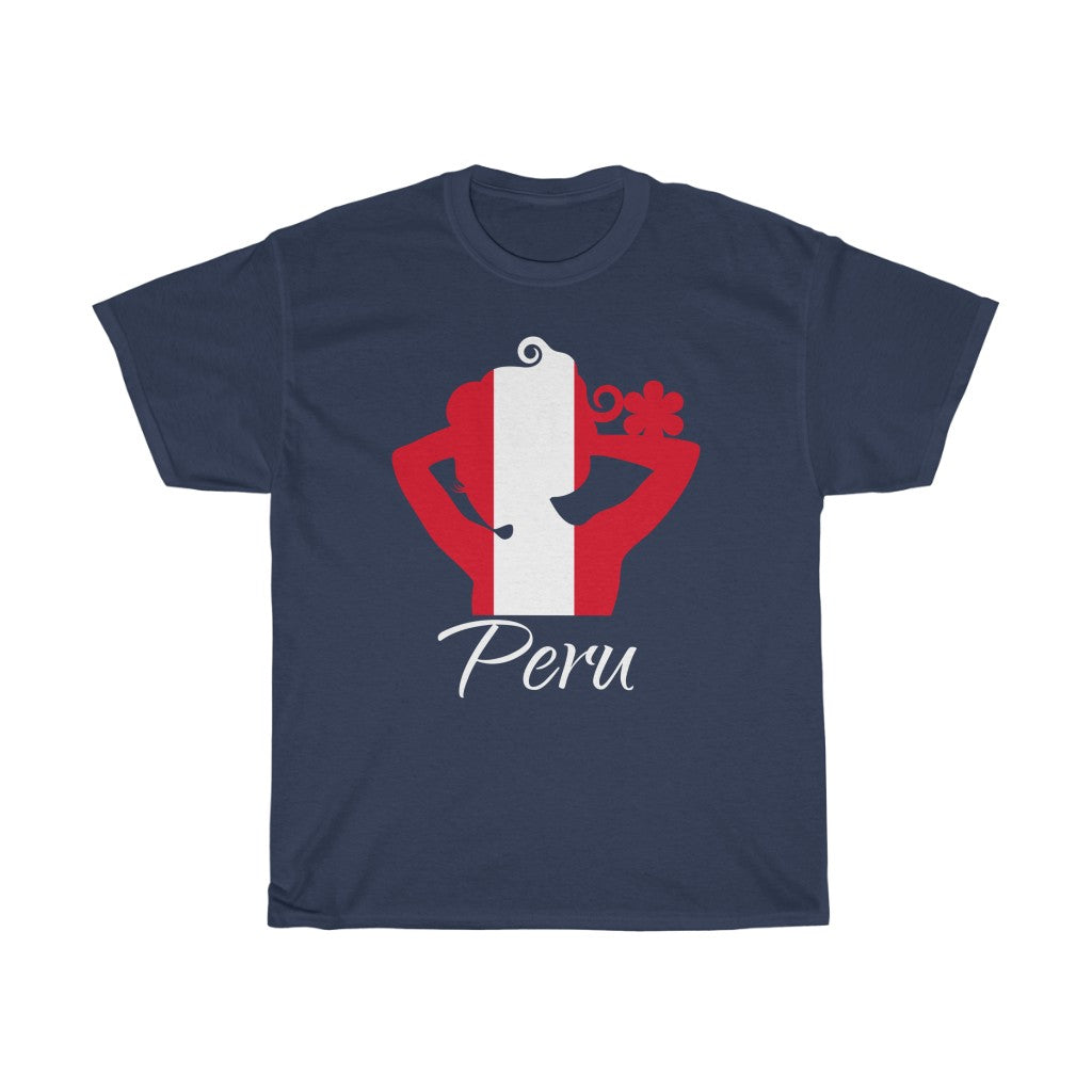 Peru Lady Flag Standard Tee 2 - Unisex