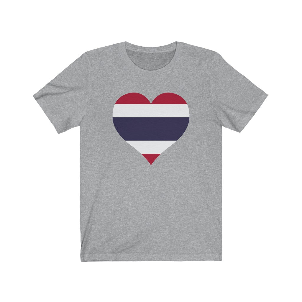 Thailand Heart Flag Premium Tee - Unisex