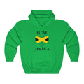 Jamaica Heart Flag Hoodie Sweatshirt 1 - Unisex