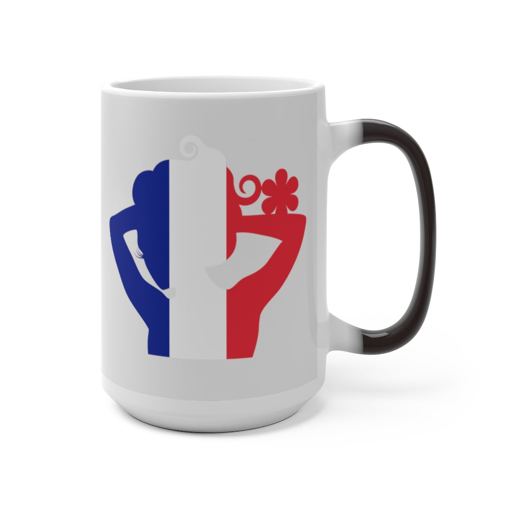 France Lady Color Changing Mug