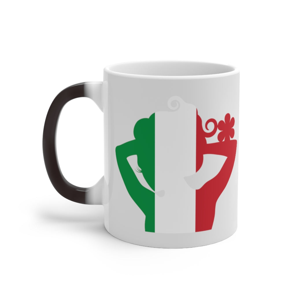Italy Lady Color Changing Mug