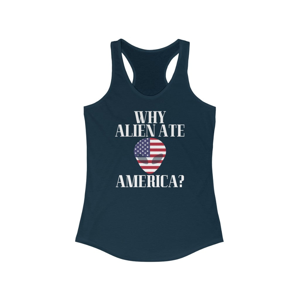 United States Alien Ate Flag Tank 2 - Women