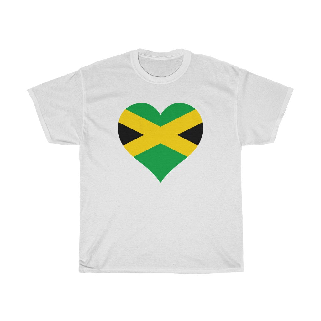 Jamaica Heart Flag Standard Tee - Unisex