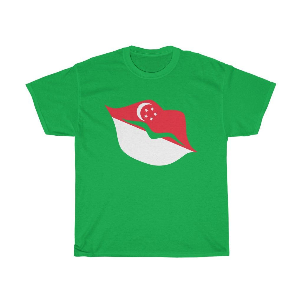 Singapore Lips Flag Standard Tee - Unisex