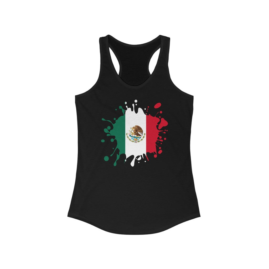 Mexico Splat Flag Tank - Women