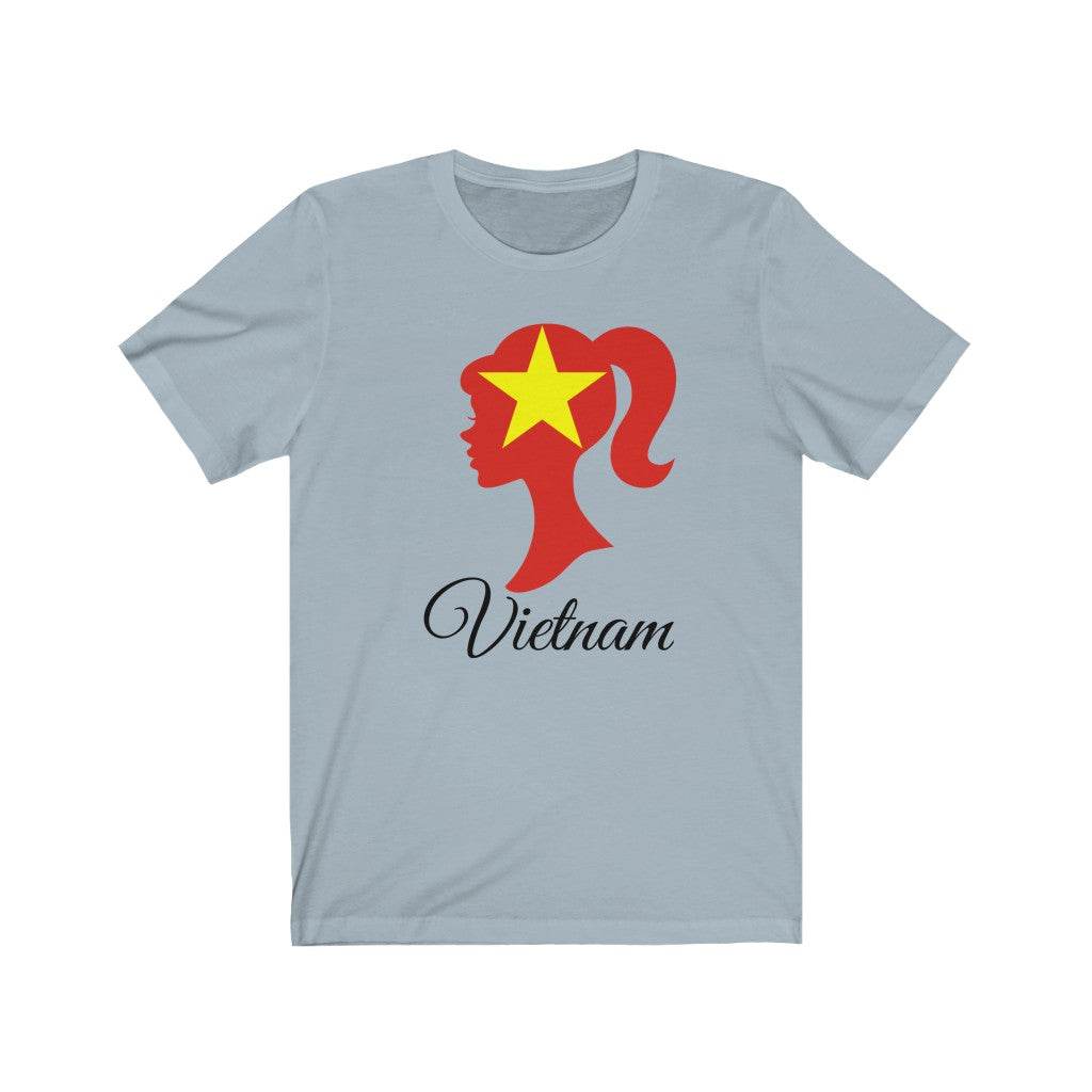 Vietnam Girl Flag Premium Tee 1 - Unisex