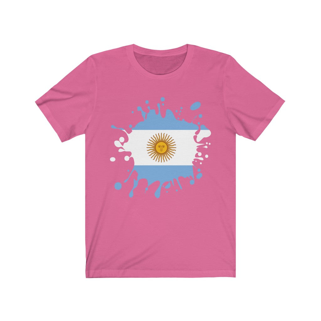 Argentina Splat Flag Premium Tee - Unisex