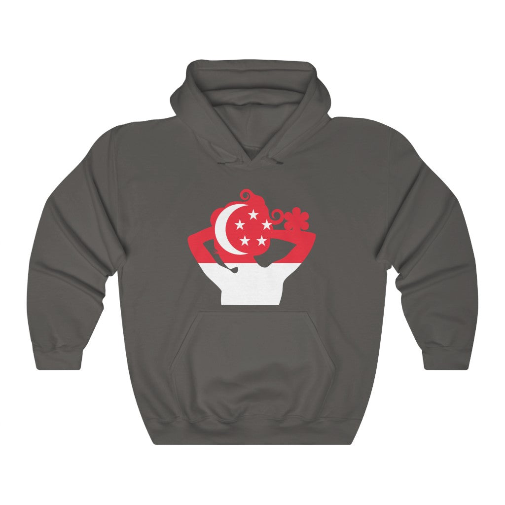 Singapore Lady Flag Hoodie Sweatshirt - Unisex