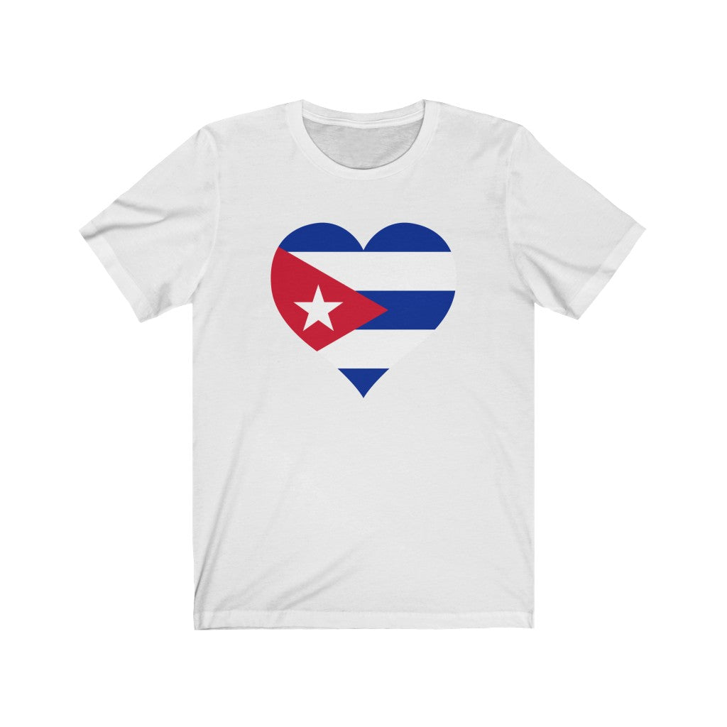 Cuba Heart Flag Premium Tee - Unisex