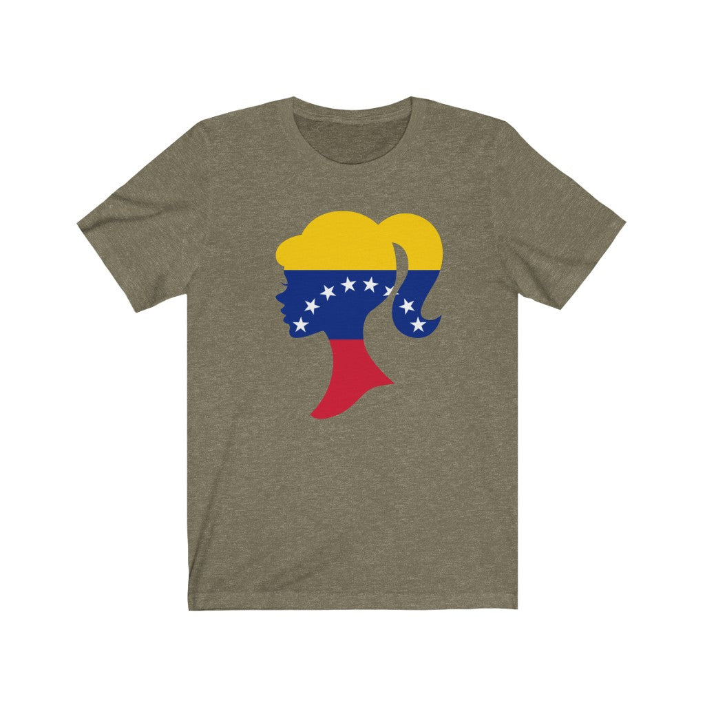 Venezuela Girl Flag Premium Tee - Unisex