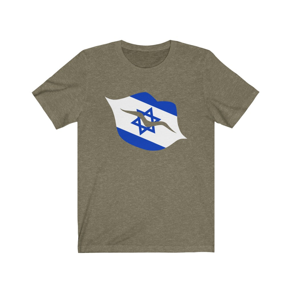 Israel Lips Flag Premium Tee - Unisex