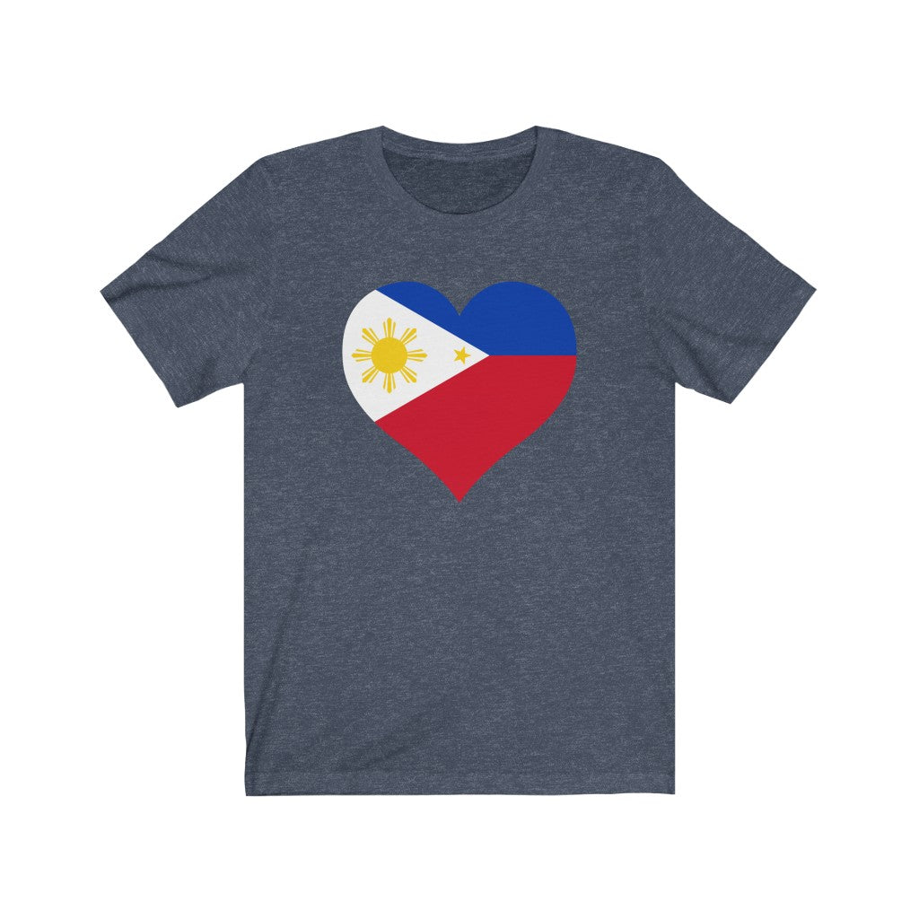 Philippines Heart Flag Premium Tee - Unisex