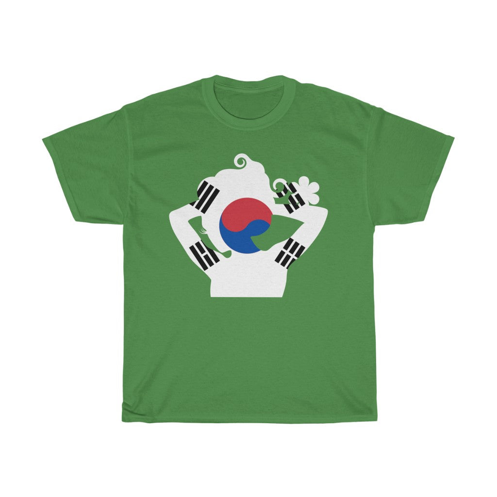 South Korea Lady Flag Standard Tee - Unisex