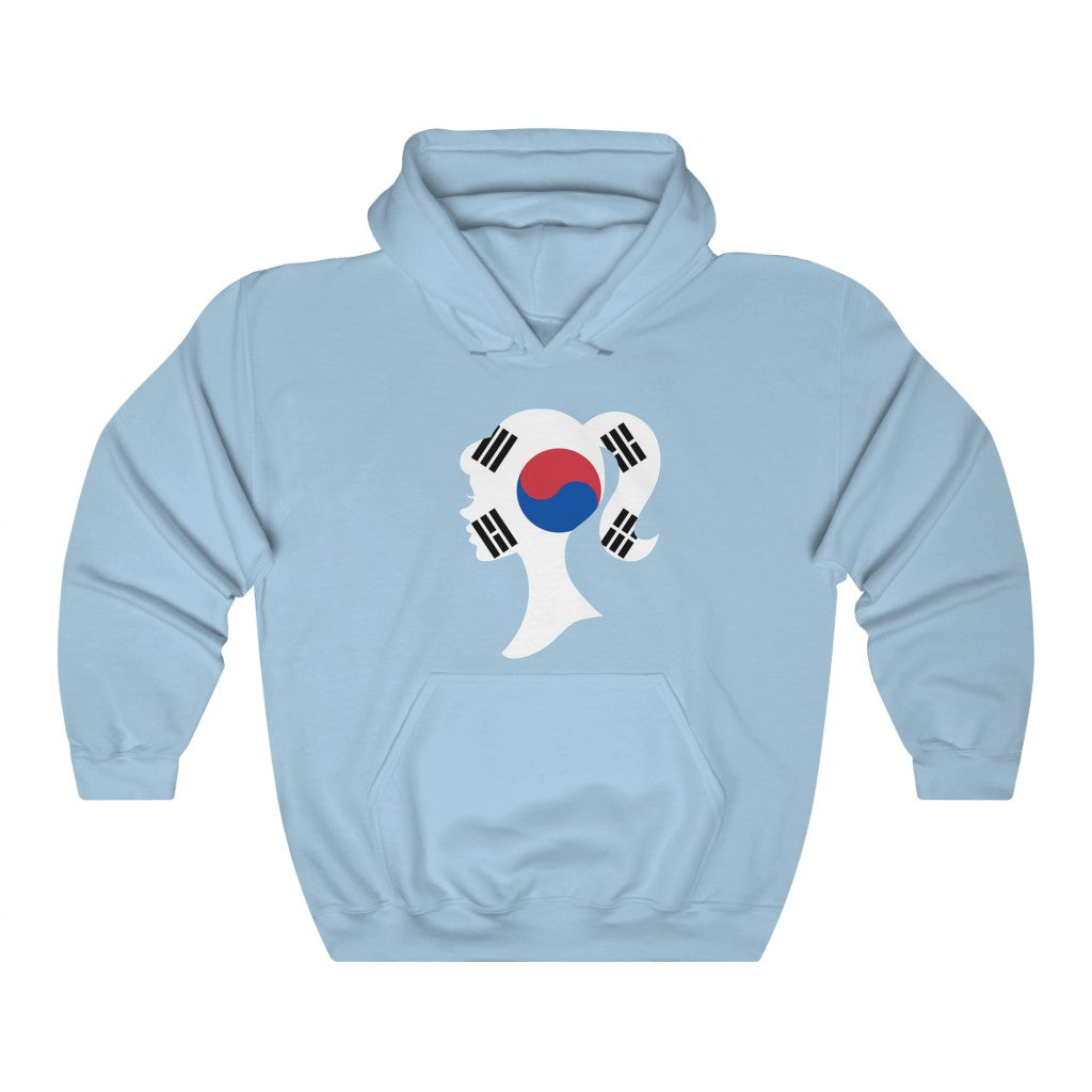 South Korea Girl Flag Hoodie Sweatshirt - Unisex